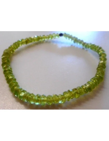 Bracelet péridot facettes Bracelet péridot facettes