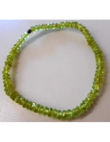 Bracelet péridot facettes
