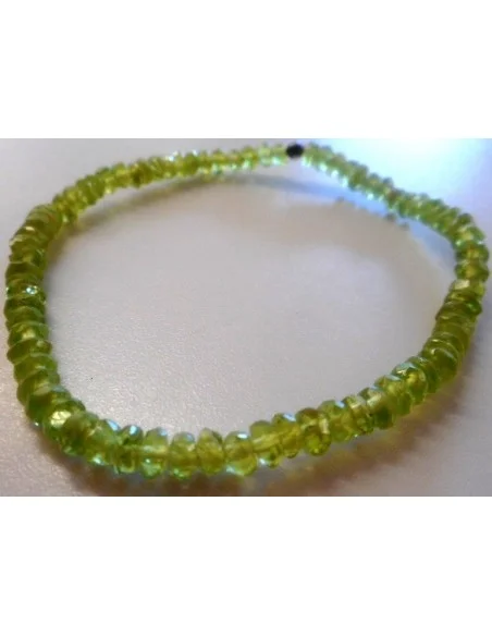 Bracelet péridot facettes Bracelet péridot facettes