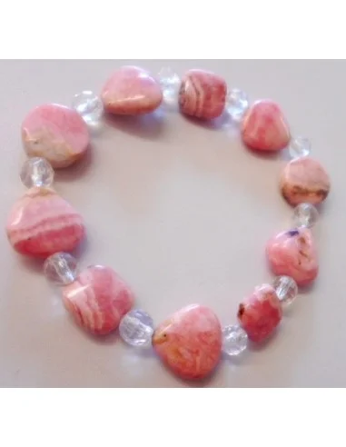 Rhodocrosite carré perles