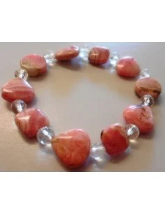 Rhodocrosite carré perles