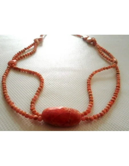 Pierre de lune Rhodocrosite bracelet