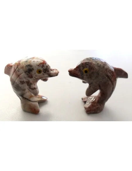 Dolphin en pierre stéatite