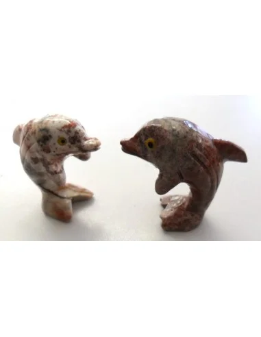 Dolphin en pierre stéatite