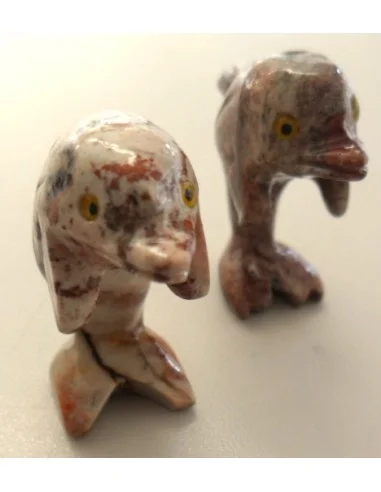 Dolphin en pierre stéatite