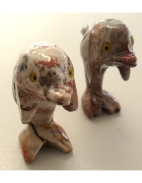 Dolphin en pierre stéatite