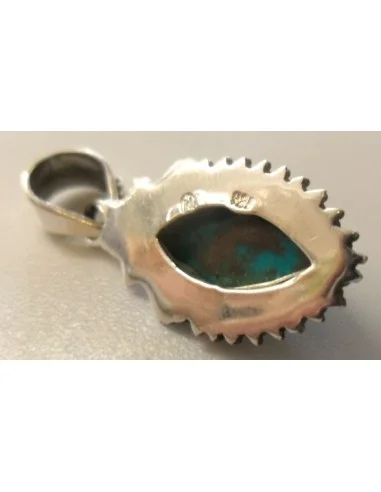 Pendentif turquoise argent