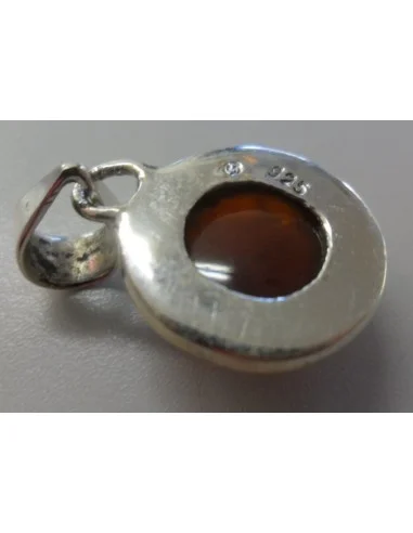 Grenat pendentif argent