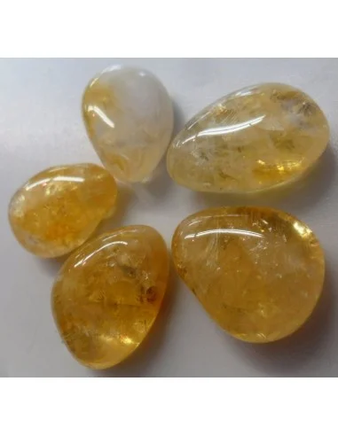 Citrine pendentif ovale
