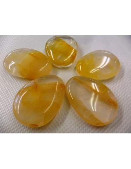 Guérisseur doré en galet Guérisseur doré en galet