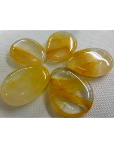 Guérisseur doré en galet