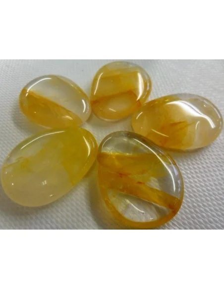 Guérisseur doré en galet Guérisseur doré en galet