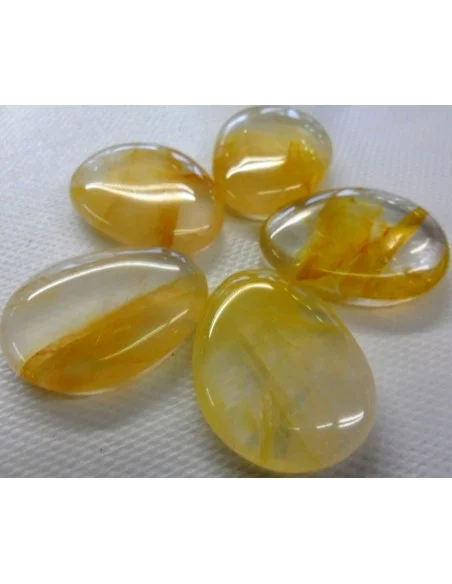 Guérisseur doré en galet Guérisseur doré en galet