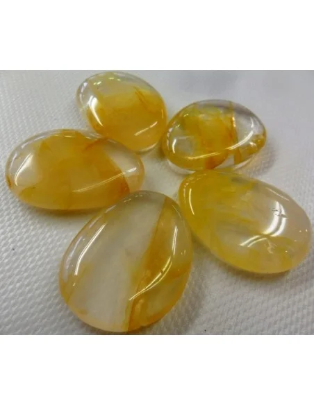 Guérisseur doré en galet Guérisseur doré en galet