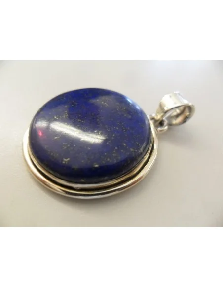 Lapis pendentif argent