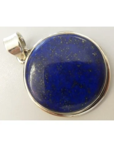 Lapis pendentif argent
