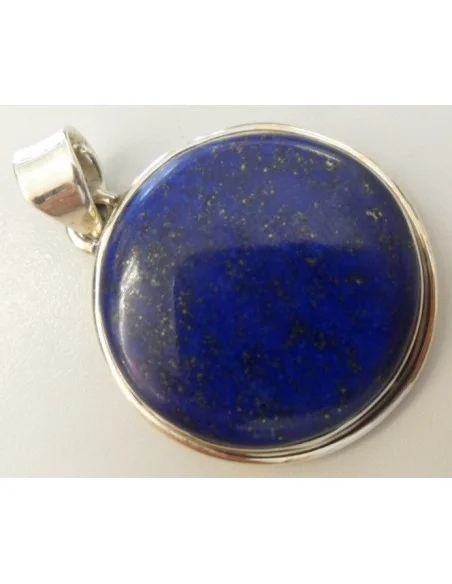 Lapis pendentif argent