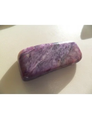 Charoïte rectangle pendentif