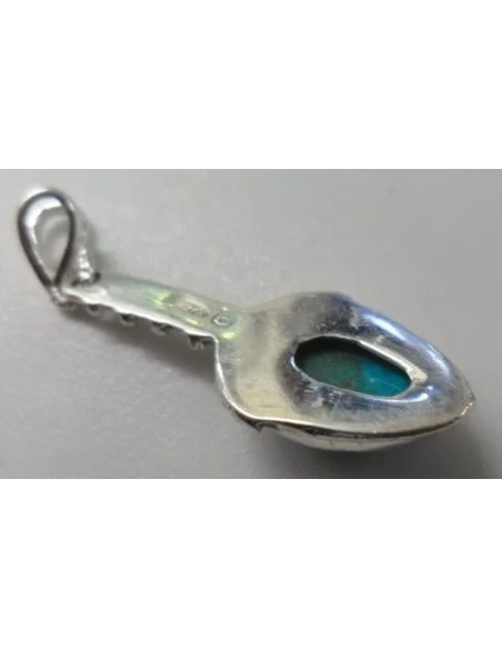 Pendentif turquoise argent