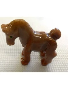 Cheval en pierre stéatite