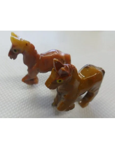 Cheval en pierre stéatite Cheval en pierre stéatite
