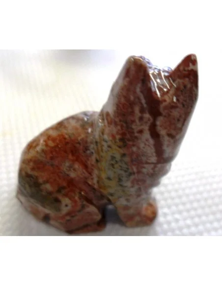 Chat en pierre stéatite
