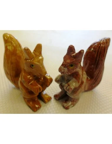 Ecureuil en pierre stéatite