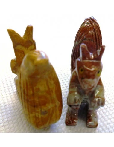 Ecureuil en pierre stéatite