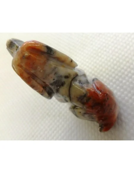 Chien en pierre stéatite