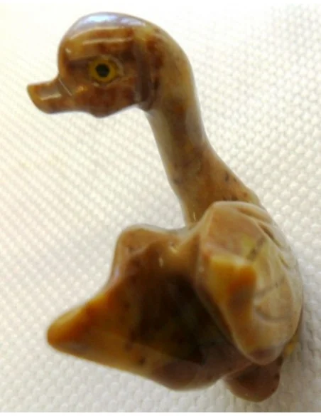 Cigne en pierre stéatite