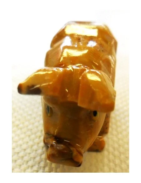 Cochon en pierre stéatite
