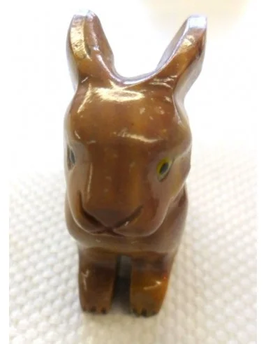 Lapin en pierre stéatite