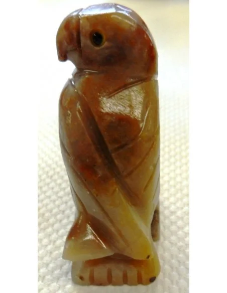 Perroquet en pierre stéatite Perroquet en pierre stéatite