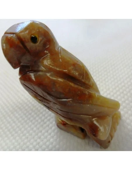 Perroquet en pierre stéatite Perroquet en pierre stéatite