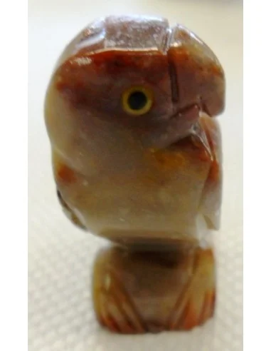 Perroquet en pierre stéatite