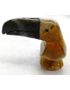 toucan en pierre stéatite