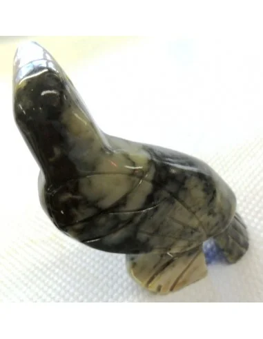 toucan en pierre stéatite
