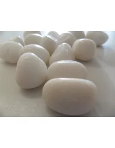 Agate blanche polis