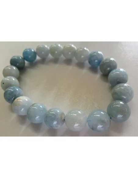 Topaze blue bracelet 8mm