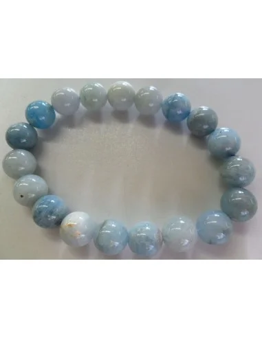Topaze blue bracelet 8mm