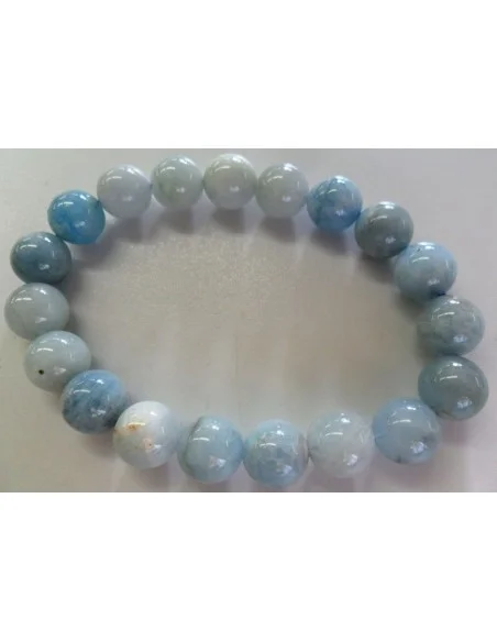 Topaze blue bracelet 8mm