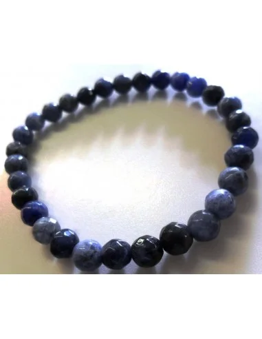 Sodalite, 6mm facettes bracelet