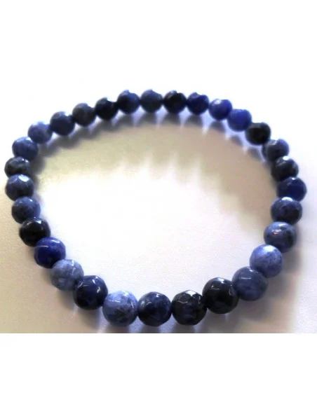 Sodalite, 6mm facettes bracelet