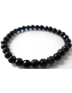 Onyx noir en bracelet