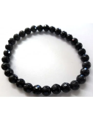 Onyx noir en bracelet