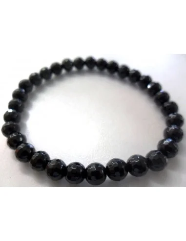 Onyx noir en bracelet