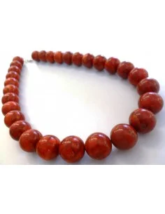 Collier Corail rouge 15mm 2