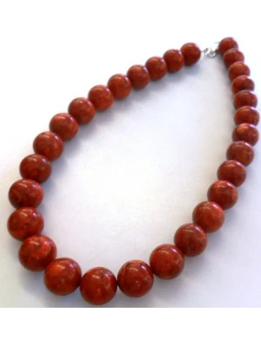 Collier Corail rouge 15mm