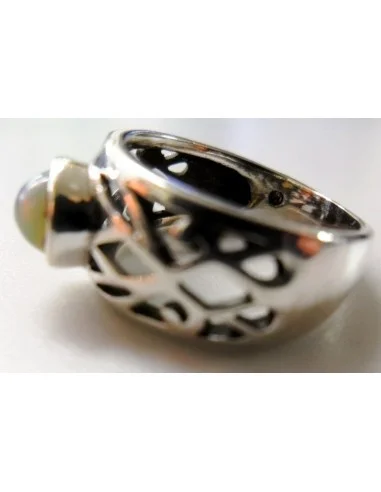Opale noble Ethiopien bague argent