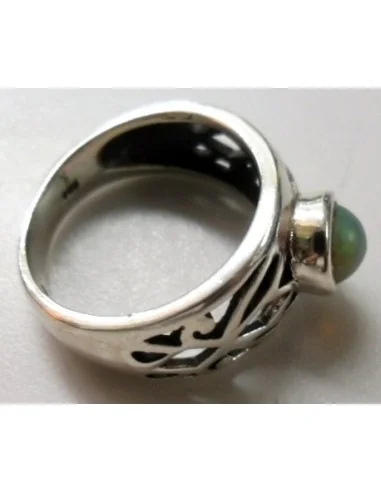 Opale noble Ethiopien bague argent